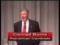 Jon Tester Conrad Burns Hamilton Debate Part 6