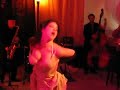 Zoe performing Burlesque for RED Dakota Cabaret