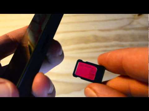 how to remove sim card from iphone 5