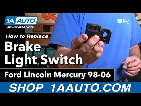 How To Install Replace Brake Light Switch Ford Lincoln Mercury 98-06 1AAuto.com