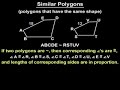 Watch Video on Similar Figures - Similar Polygons