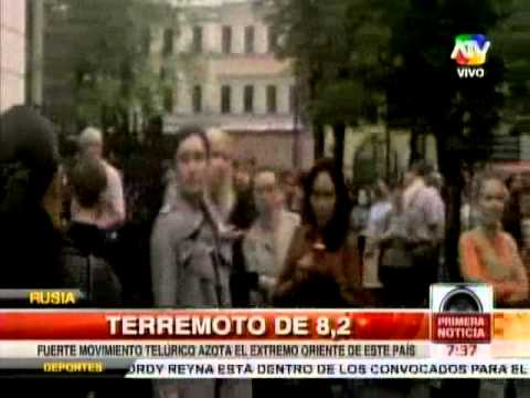 Terremoto de 8,2 grados sacude Rusia y levantan alerta de tsunami