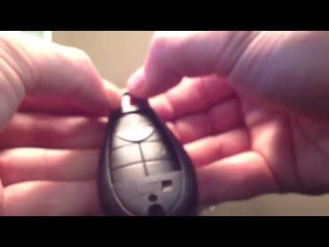 How to change battery in dodge key fob
