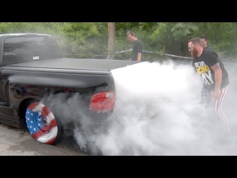 AMERICA Burnout - Happy 4th of July!!!