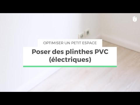 Poser des plinthes PVC (électriques) | Optimiser un petit espace