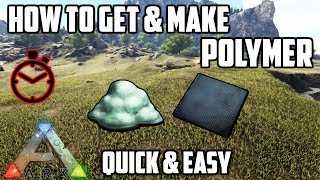 How to Make & Get Polymer  2 Ways  Ark: Surviv