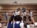 stephanie, claire, erica, elsa, dorothy, annabel, matt, amrish dancing to high school musical on youth night.