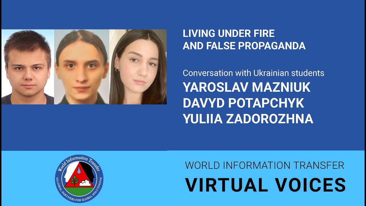 Living Under Fire and False Propaganda. Conversation with Ukrainian students.