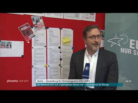 Vorstellung des Europa-Wahlprogramms der Partei Die ...