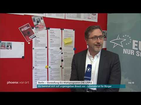 Vorstellung des Europa-Wahlprogramms der Partei Die LINKE am 25.03.19