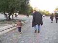 Running on Dionysiou Areopagitou St.