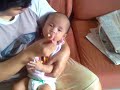 Momo eating cereal Momo eating cereal