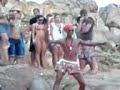 Gay dancer at Super Paradise-Mykonos