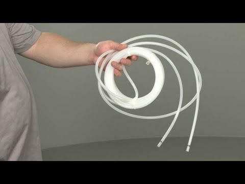 how to unclog ge refrigerator water line