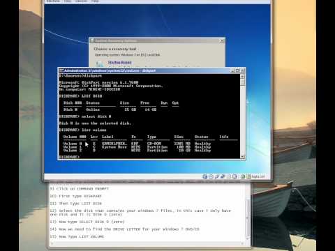 how to repair mbr in windows 7 command prompt