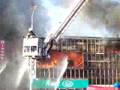 Nieuwe Markt Brand in Blokker complex 9 september 2004