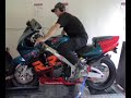 CBR900 1999 Fireblade Dyno Run 127.6 @ Rear Wheel