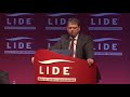 Ministro Tarcísio Gomes de Freitas participa do 18º Fórum Empresarial do Lide Ministro Tarcísio Gomes de Freitas participa do 18º Fórum Empresarial do Lide