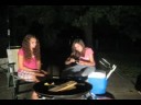 marissa and sam - camp fire