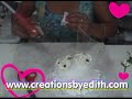 Tutorial Como hacer una adorno de torta para bodas/ How to make a wedding cake topper