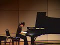 Judy Hung Performs - Brahms, Intermezzo, Op.119, No. 1