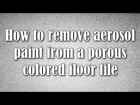 how to remove aerosol spray paint