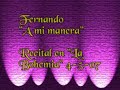 a mi manera