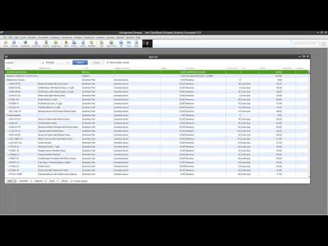 Sleeter Consignment Goods Part 3 - Consignee -- Setting up Accounts and Items