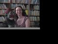 librarian esme raji codell and volfy cutting up before a storytime at the bookroom. www.planetesme.com