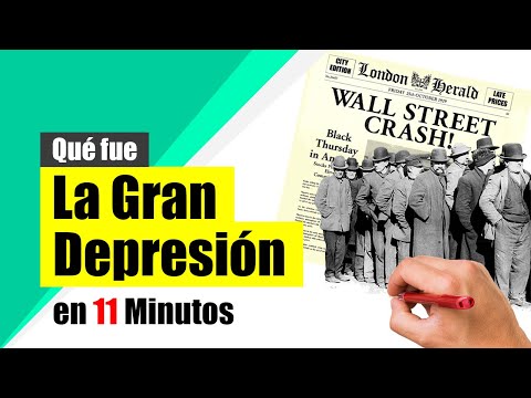 ¿Qué fue la GRAN DEPRESIÓN de 1929? - Resumen | Contexto, causas y consecuencias.