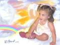 digital painting my niece ( and music ) by Williams Shamir