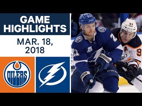Video: NHL Game Highlights | Oilers vs. Lightning - Mar. 18, 2018