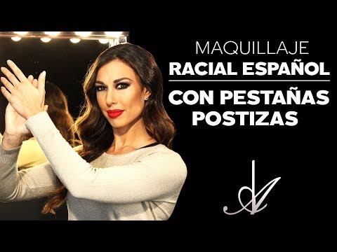 Maquillaje Racial Español Con Pestañas Postizas - Alberto Dugarte