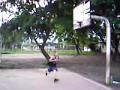 Me dunking in Tucuman El Manantial