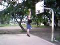 Me dunking in Tucuman El Manantial