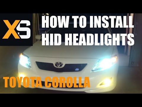 DIY HID Xenon Install: Toyota Corolla 2009-2010