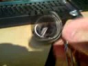 Black Relic Fossil Pocket Watch Water Resistant JR-7870