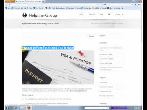 how to apply for qatar visa