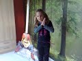 Sarah Heijstek oefent voor The Sound of Music