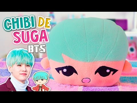 DIY KPOP ✓ HAZ TU PELUCHE CHIBI DE SUGA ♡ BTS ♡ COJÍN PARA DECORAR (FÁCIL) l Fabbi Lee | ARMY's Amino Amino
