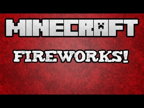how to use fireworks in minecraft