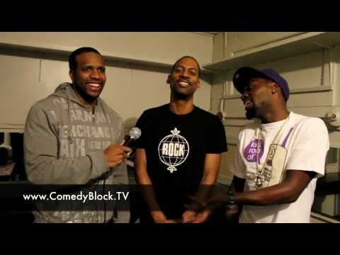 Tony Rock & Charlie Murphy Backstage wit Comedy Block Live