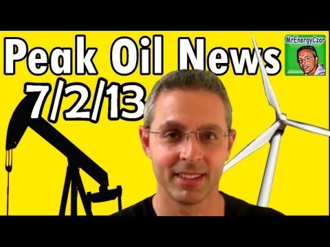 Peak Oil News 7/2/13 Honda's EV, Wireless Car Charging, Peak Oil Resort, Wind Powered Car.