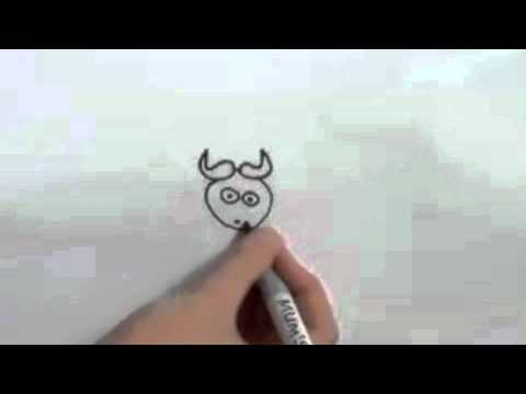 how to draw oxen