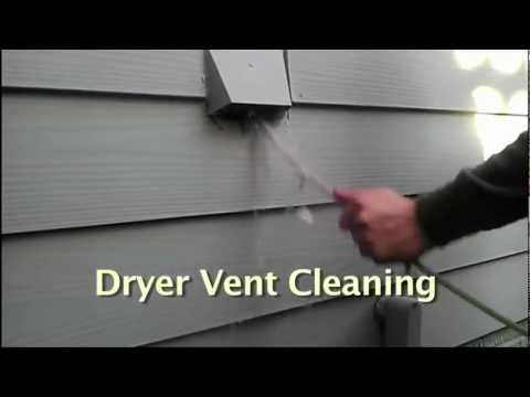 how to clean dryer vent pipe