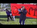 Cindy Sheehan Protesting Drones at Travis Airforce Base