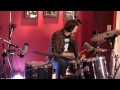 John Clark (also of the Ether Family) and myself working up a song on drums and guitar through a MXR Blue Box. http://t.co/ttRN9MoP