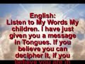 Prophecy 1191 Clinton, Tongues,  Spanish ,  English  - Aguilera