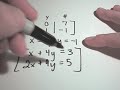 Row Reducing a Matrix - Systems of Linear Equations - Part 1 Row Reducing a Matrix - Systems of Linear Equations - Part 1
