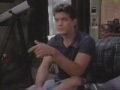 here is two men who could not stand each other shooting a scene for the fourth episode in season three home movies. enjoy.